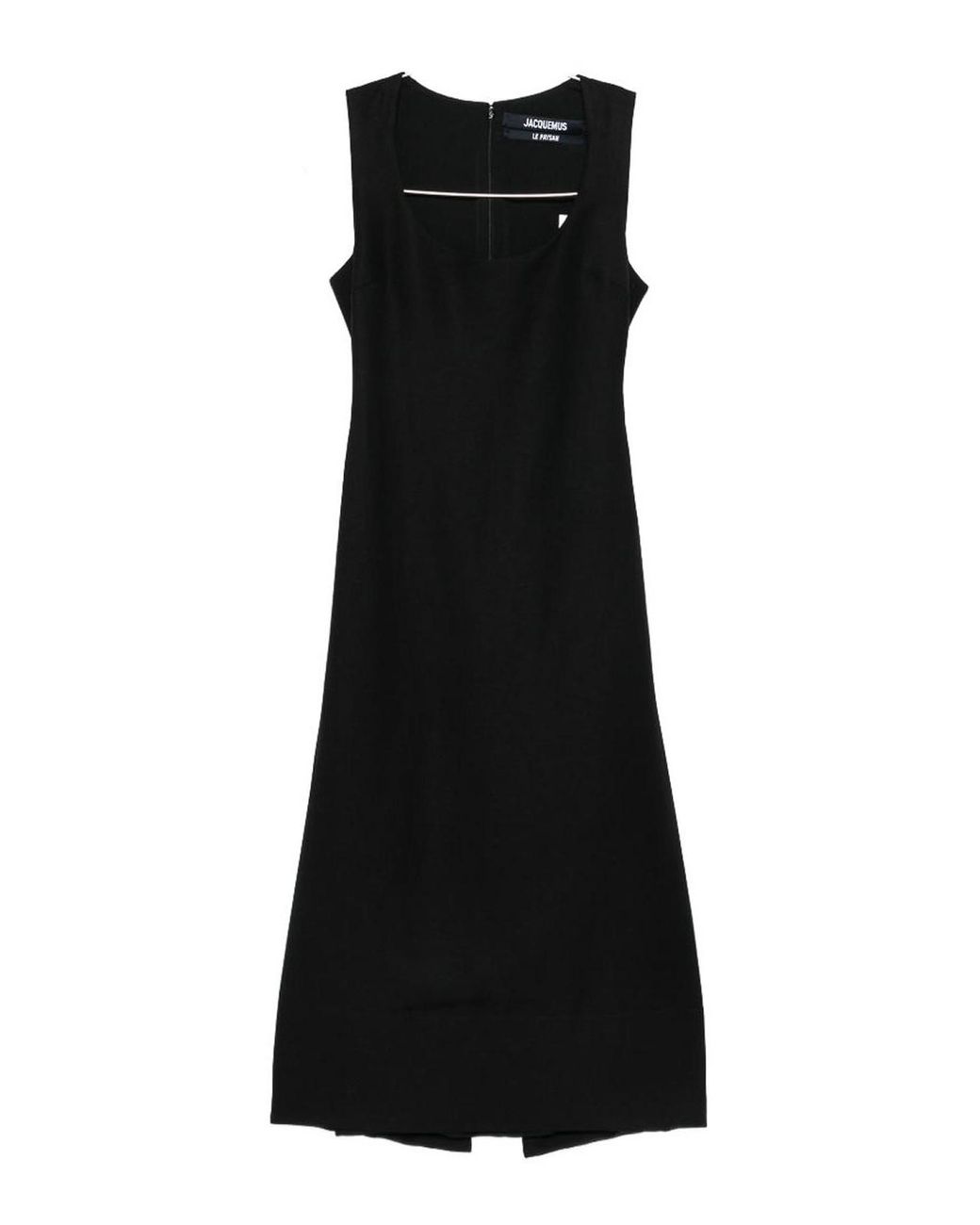 Jacquemus Black La Robe Tablier Long Dress