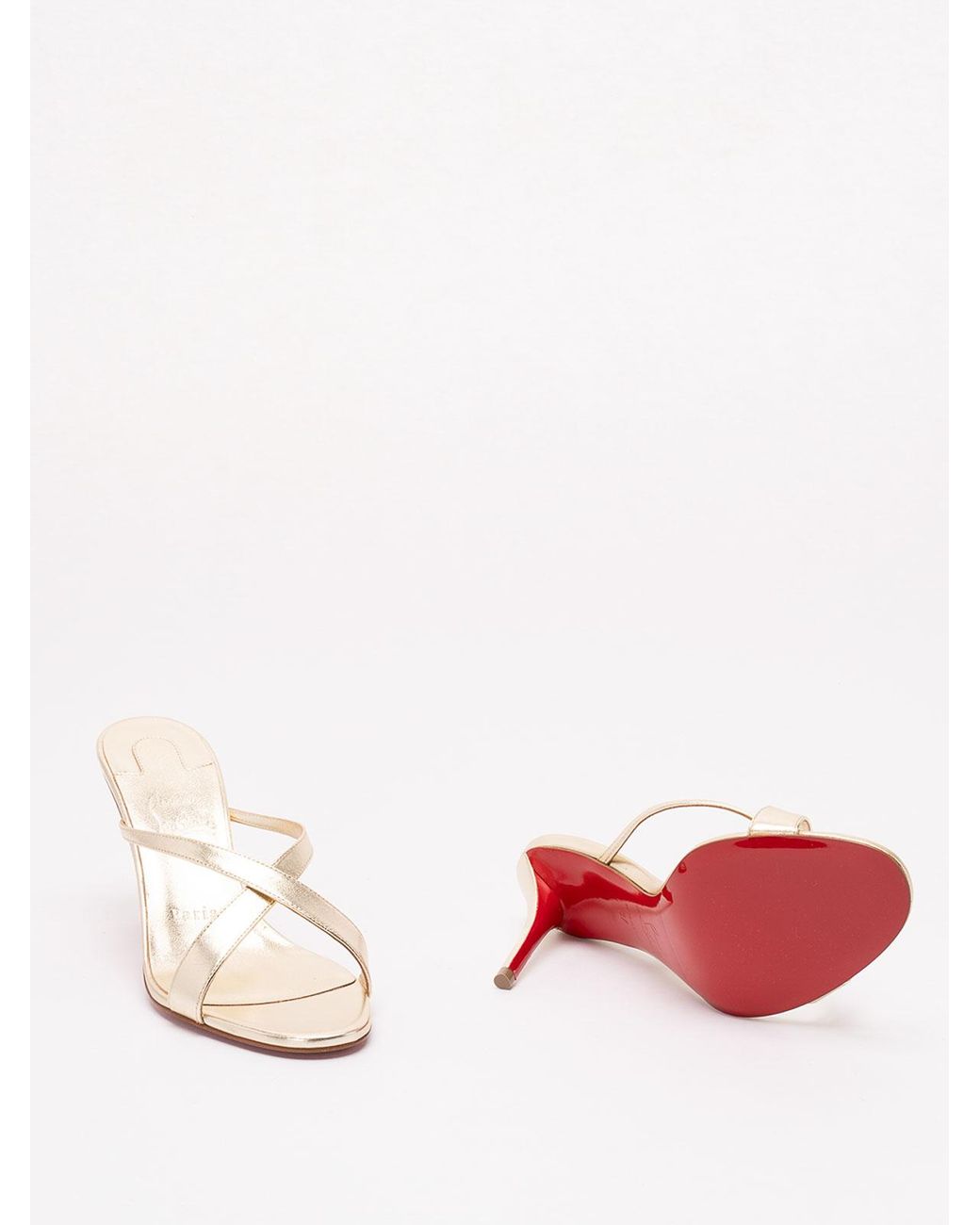 Christian Louboutin Natural 'Mulazee 80' Sandals