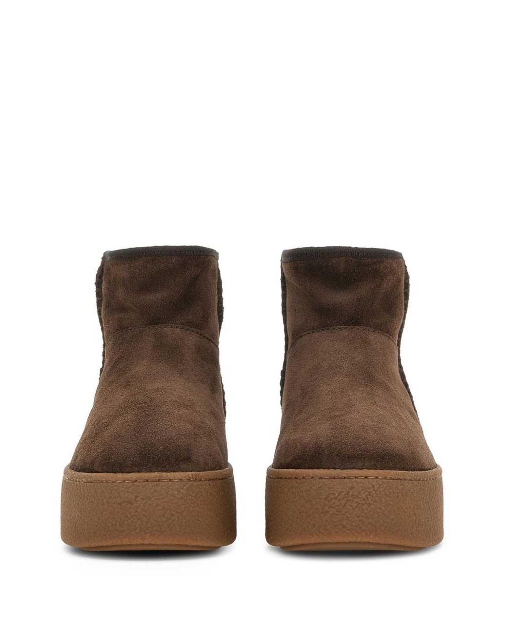 Hogan Brown Suede Ankle Boots