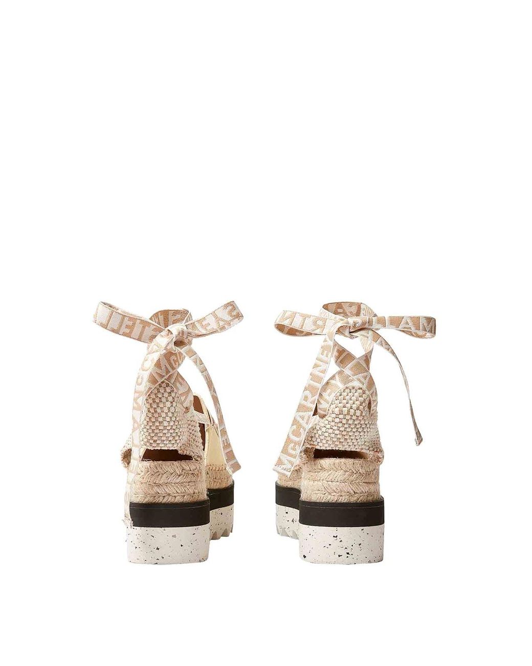 Espadrilles Stella McCartney en coloris Metallic