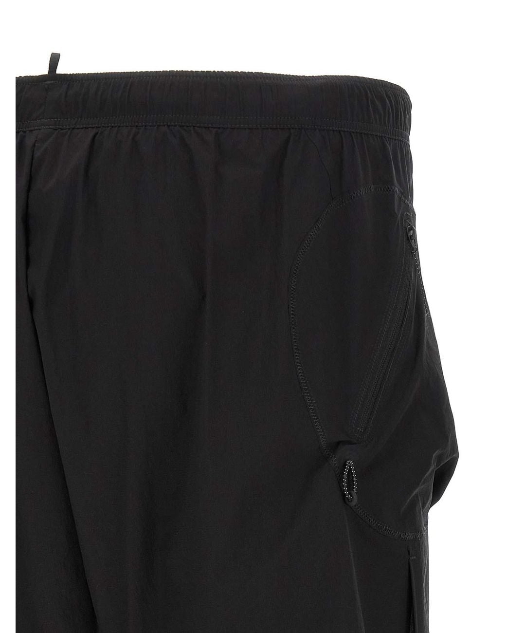 Satisfy Black Rippy Cordura 5 Trail Shorts for men