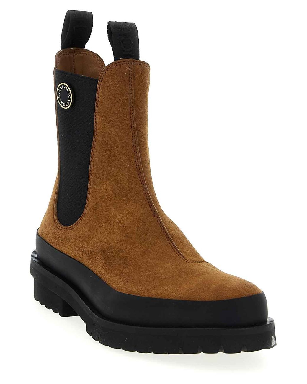 Stella McCartney Brown Suede Chelsea Boots