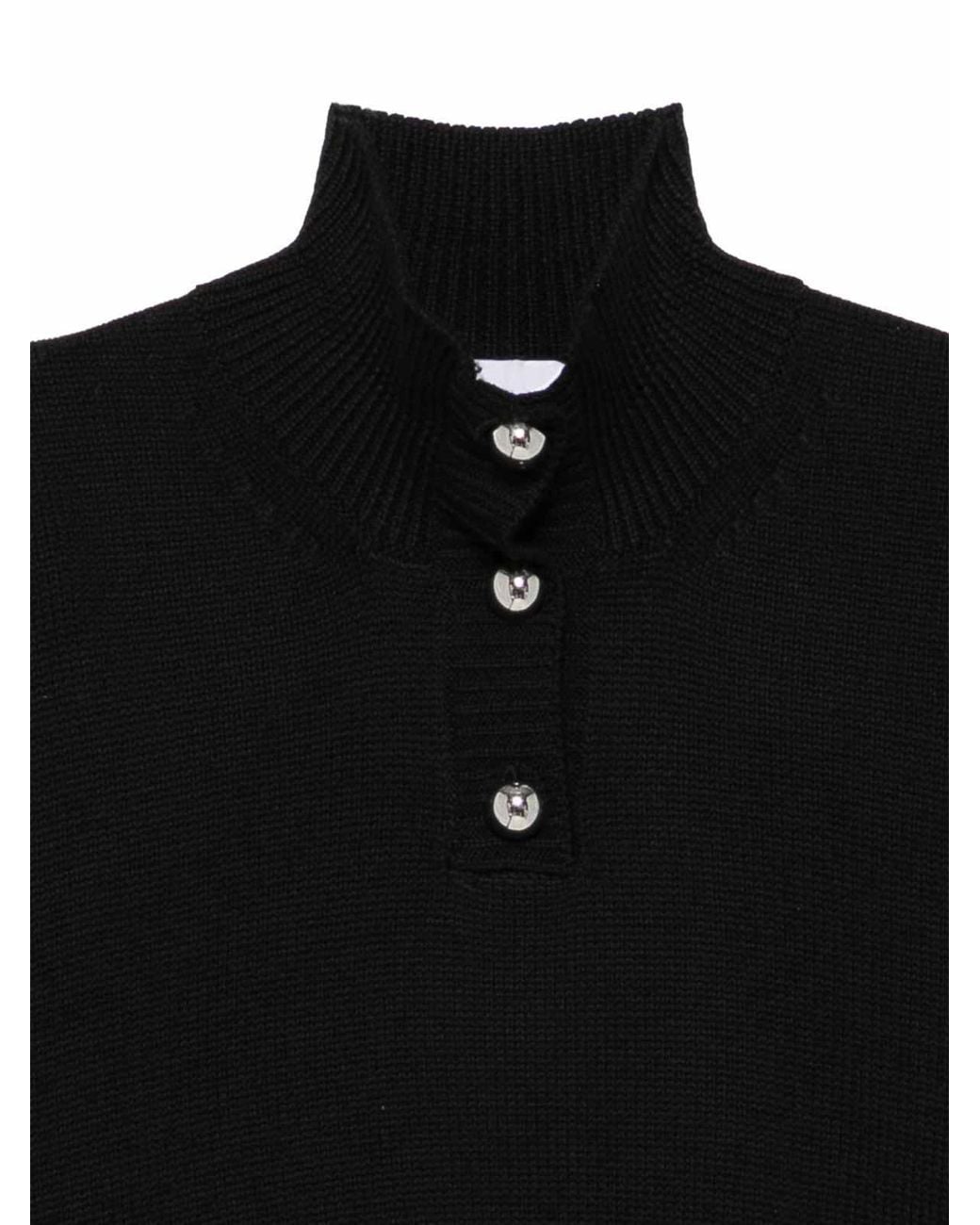 Pull Col Roulé Alpha Studio en coloris Black