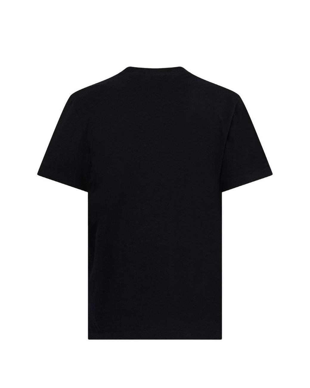 DSquared² Black Metal D2 Upside Down Cotton T-Shirt for men