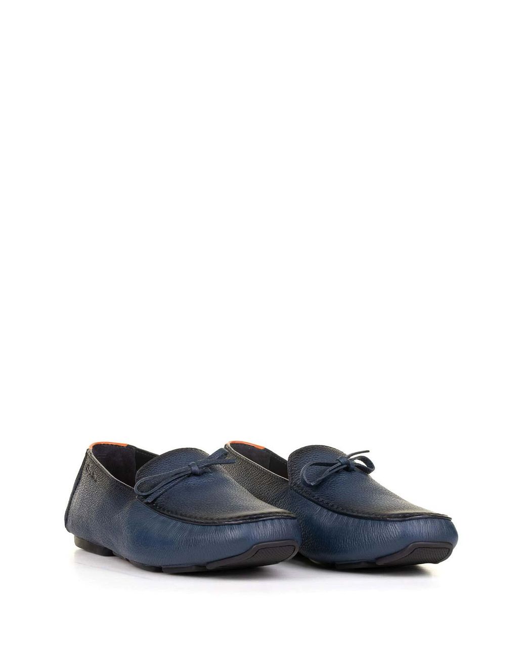 Santoni Blue Loafers for men