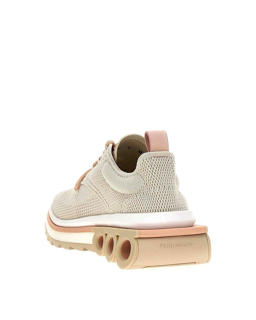 Ferragamo White 'Nima' Sneakers