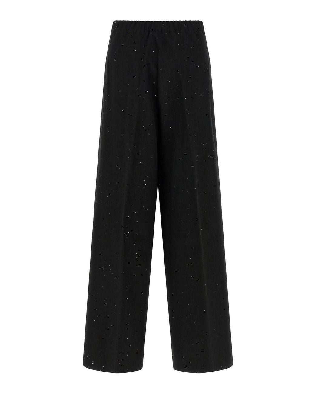 Herno Black Micro Sequin Trousers
