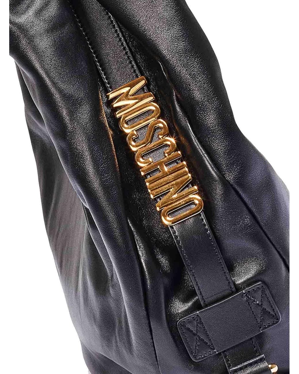 Moschino Black Hobo