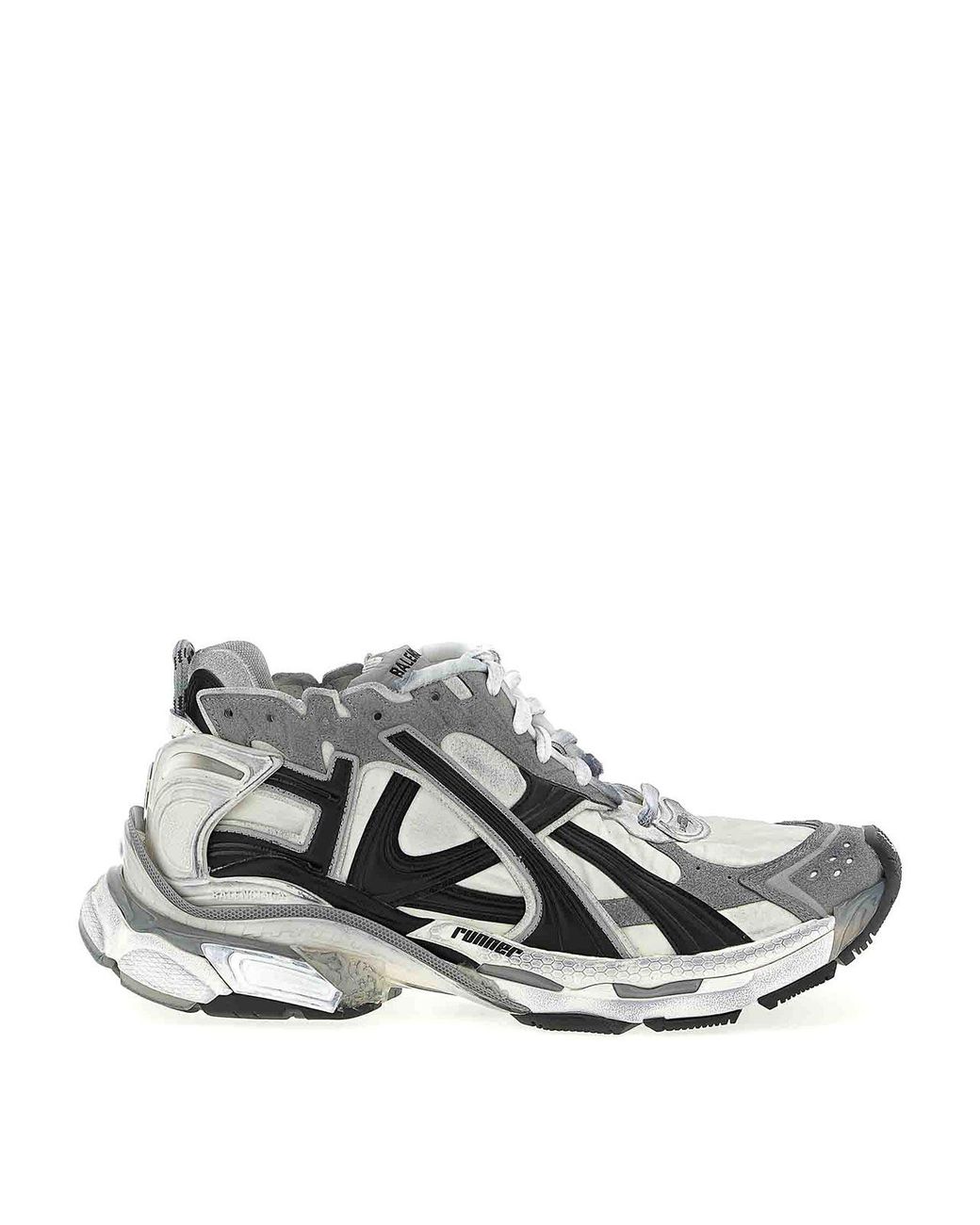 Balenciaga Gray Runner Gradient Sneakers for men
