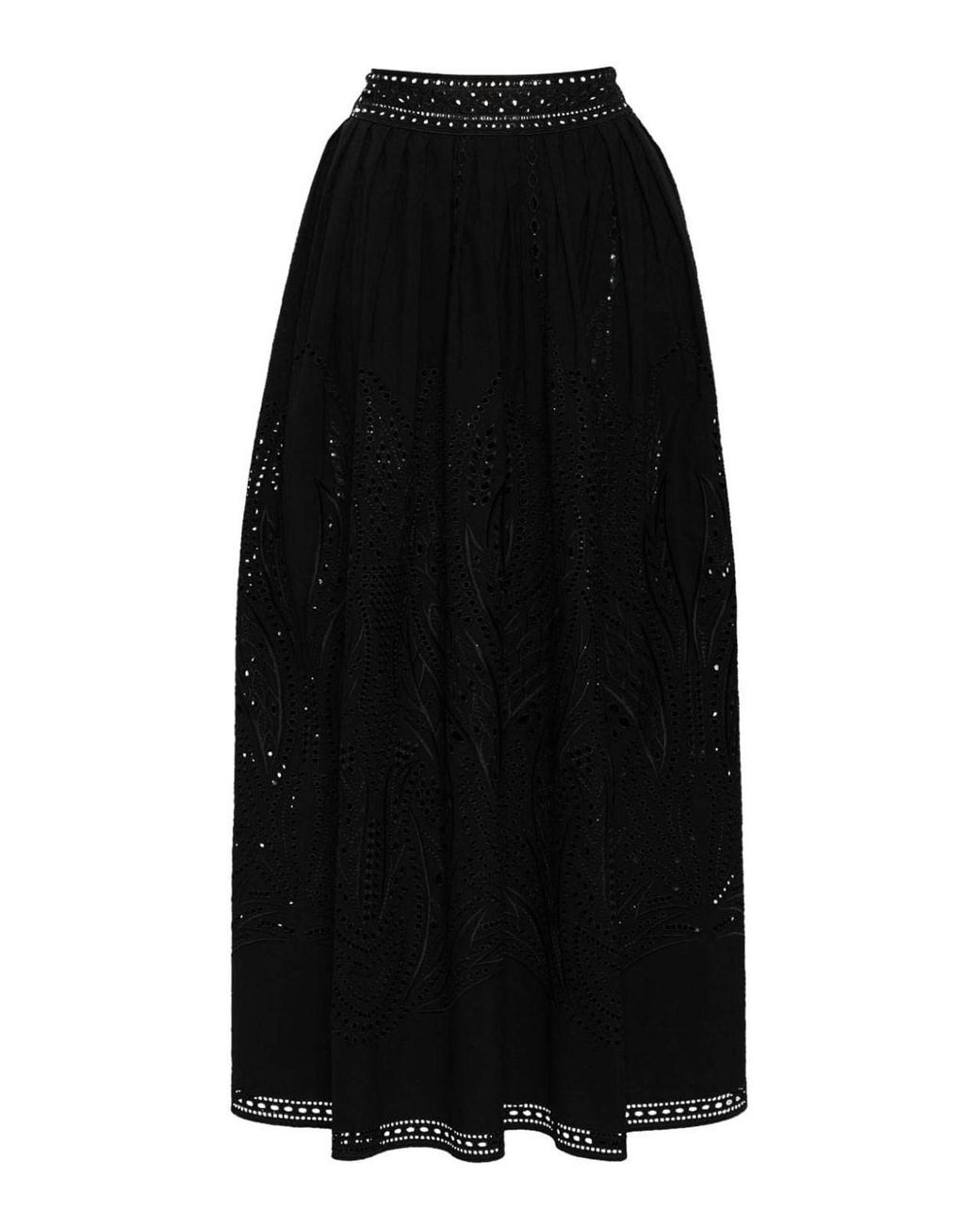 Alberta Ferretti Black Skirt