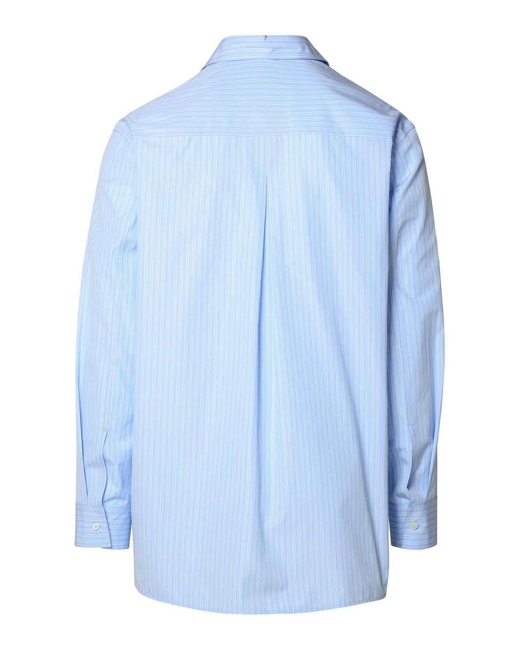 Jil Sander Blue Cotton Shirt for men