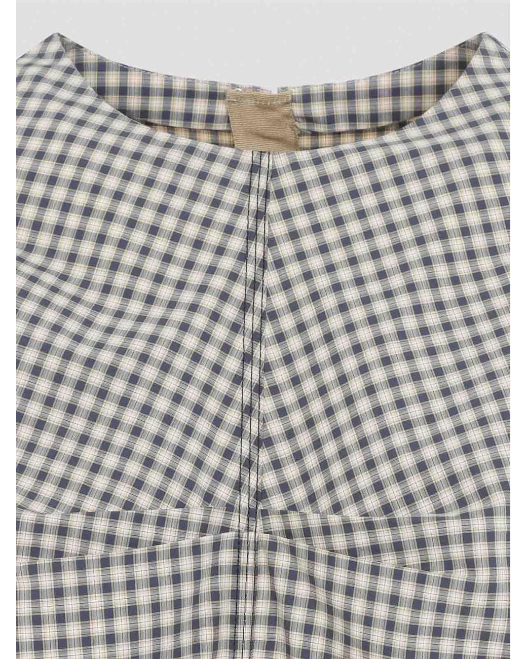 Marni Gray Checkered Cotton Shirt