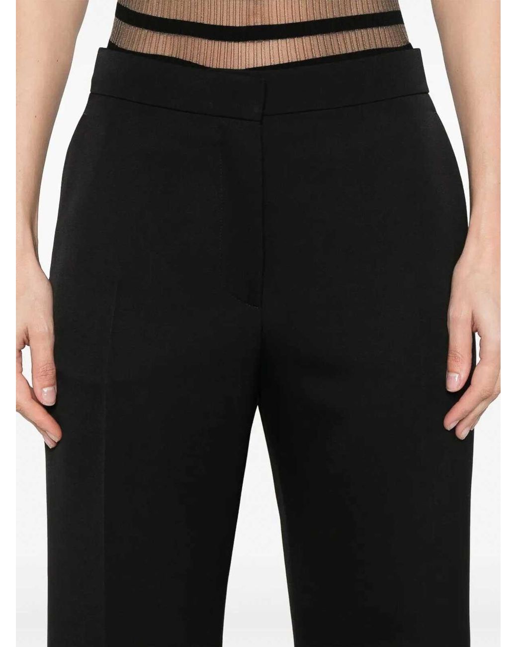 Givenchy Black Flared Pants