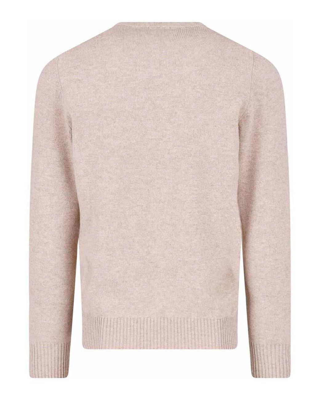 Drumohr Pink Cashmere Sweater for men