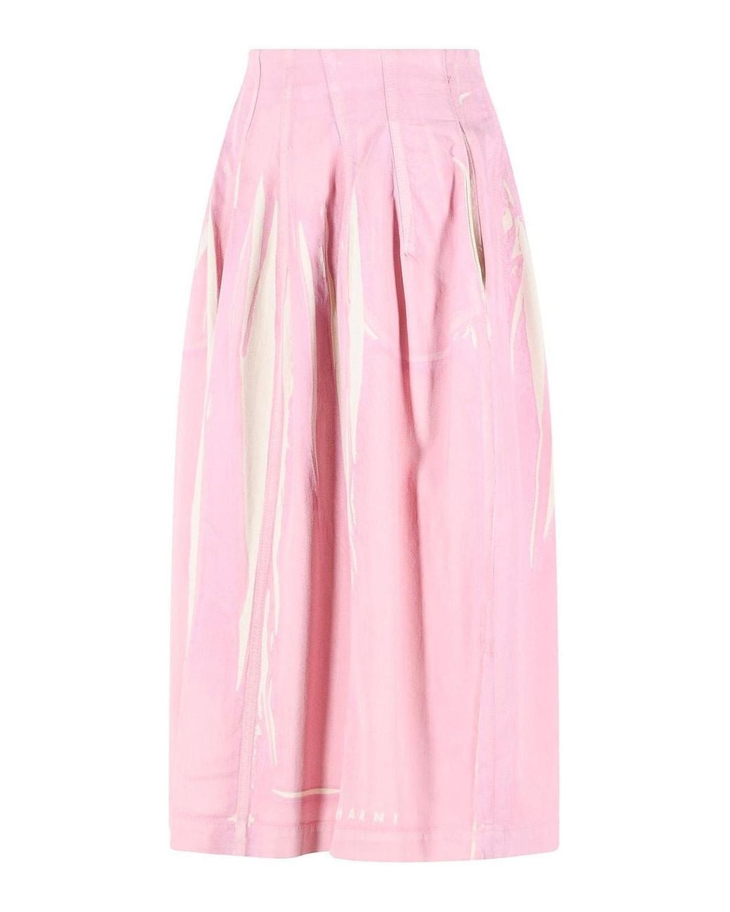 Marni Pink Cotton Skirt