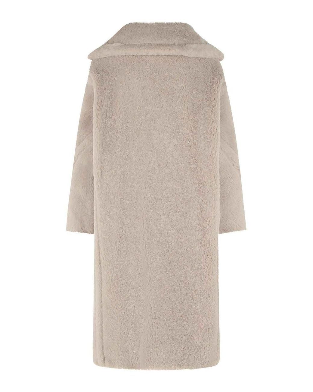 Max Mara Natural Tedgirl Alpaca And Wool Coat