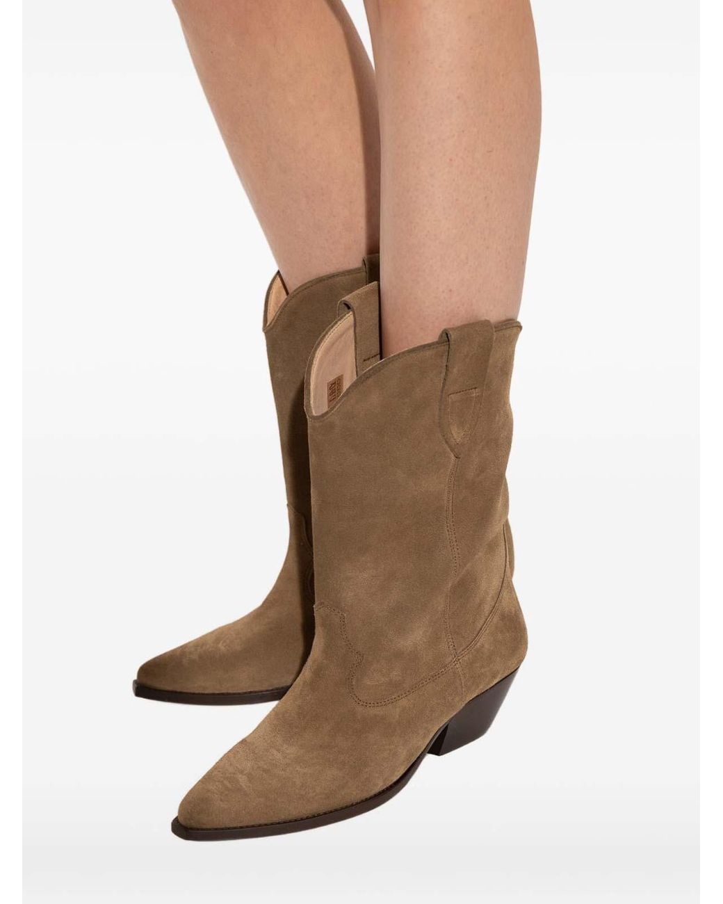 Isabel Marant Green Duerto Ankle Boots