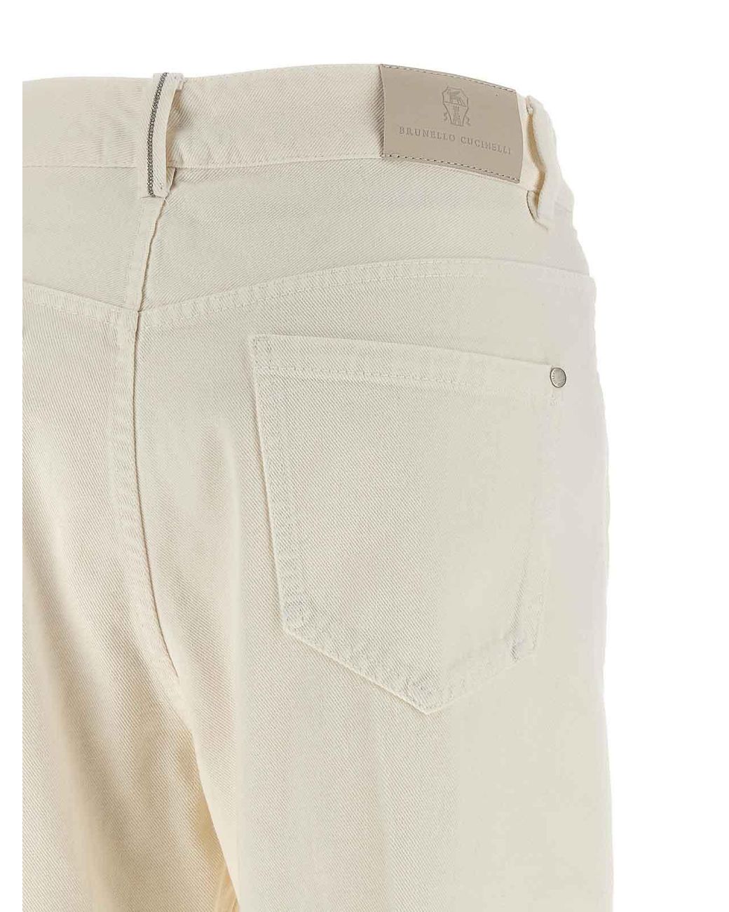 Brunello Cucinelli Natural The Contemporary Loose Jeans