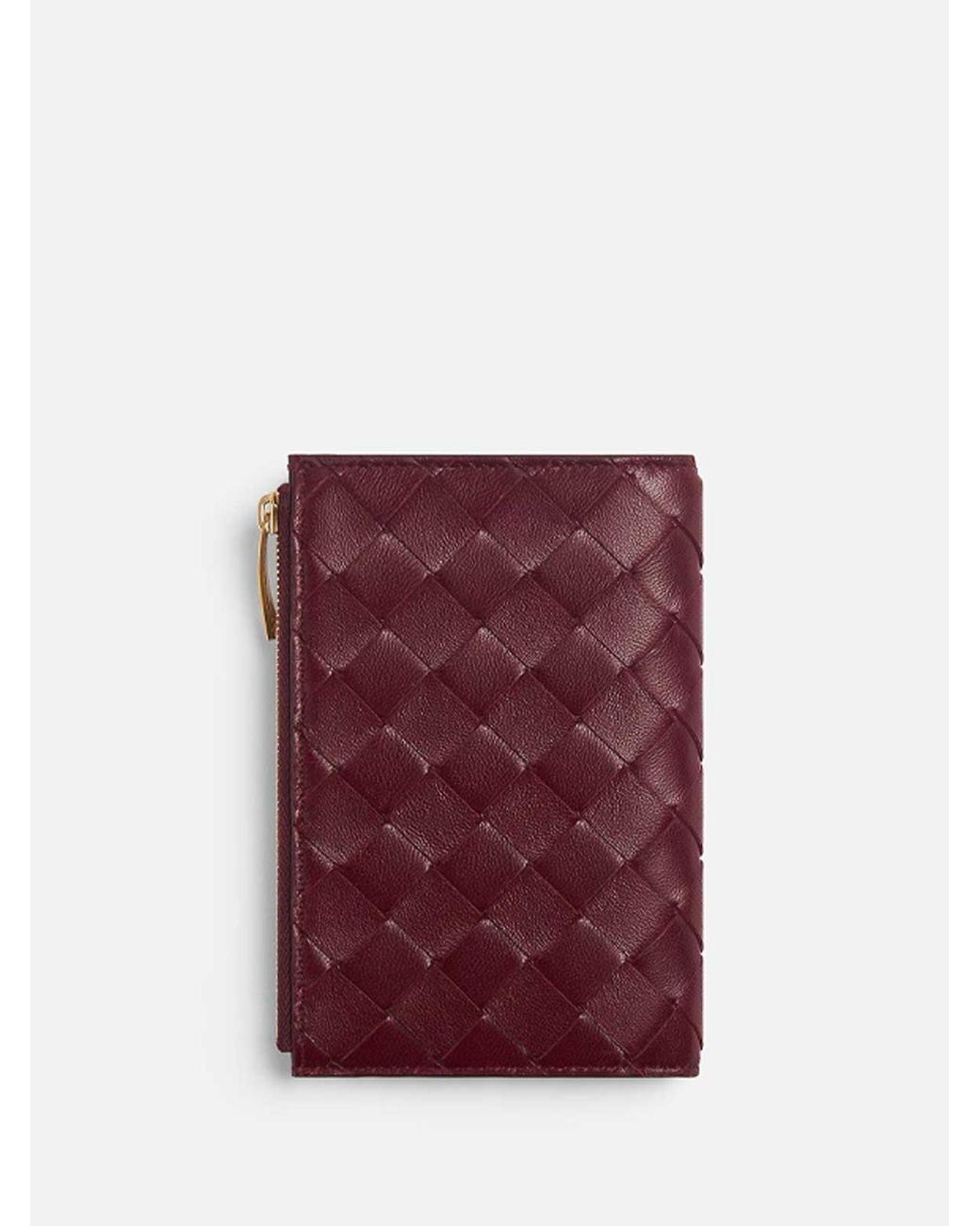 Bottega Veneta Purple Intrecciato Wallet