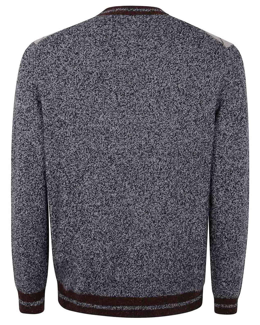 Ballantyne Gray R Neck Pullover for men