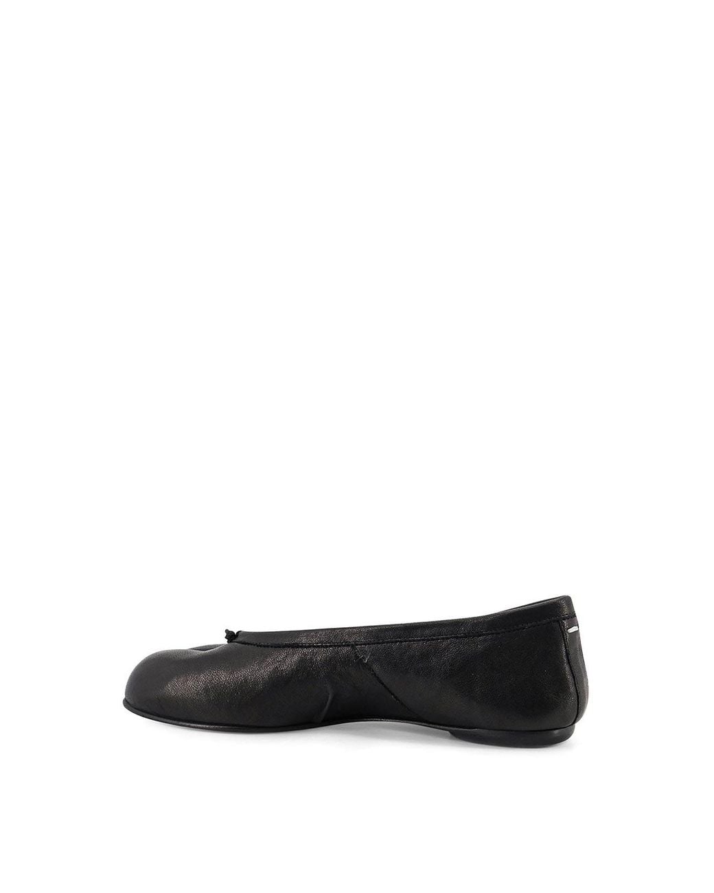 Maison Margiela Black Leather Tabi Ballerinas