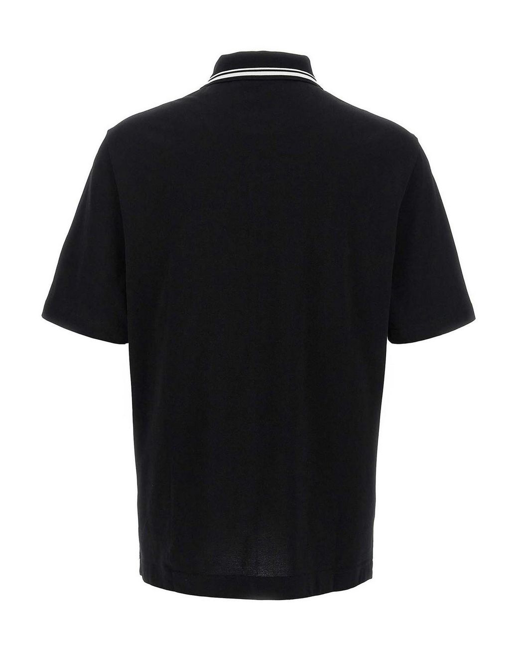Dolce & Gabbana Black Polo M/C T-Shirt for men