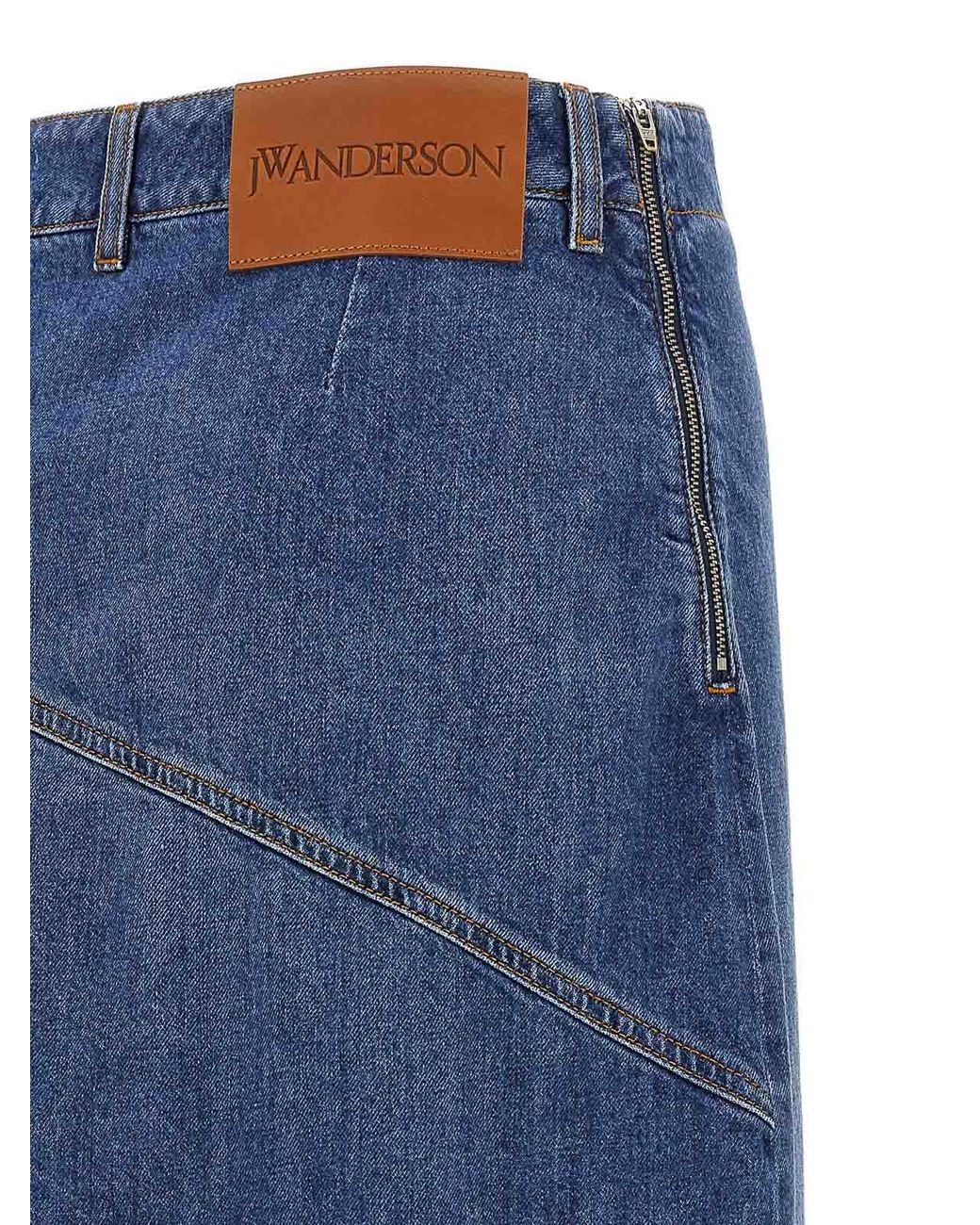 J.W. Anderson Blue Midi Skirts