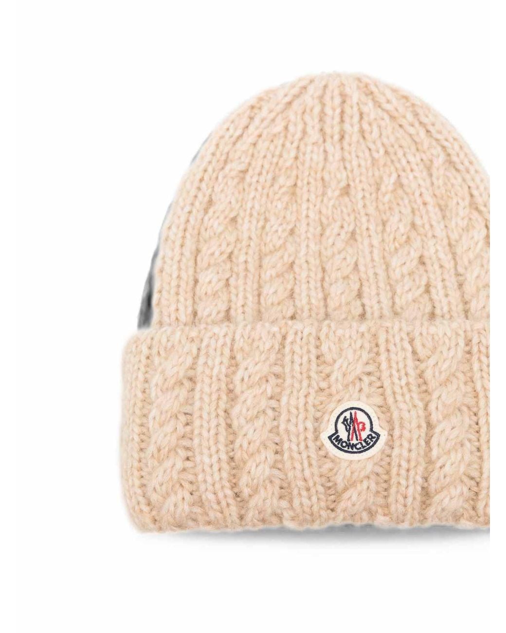 Moncler Natural Beanie