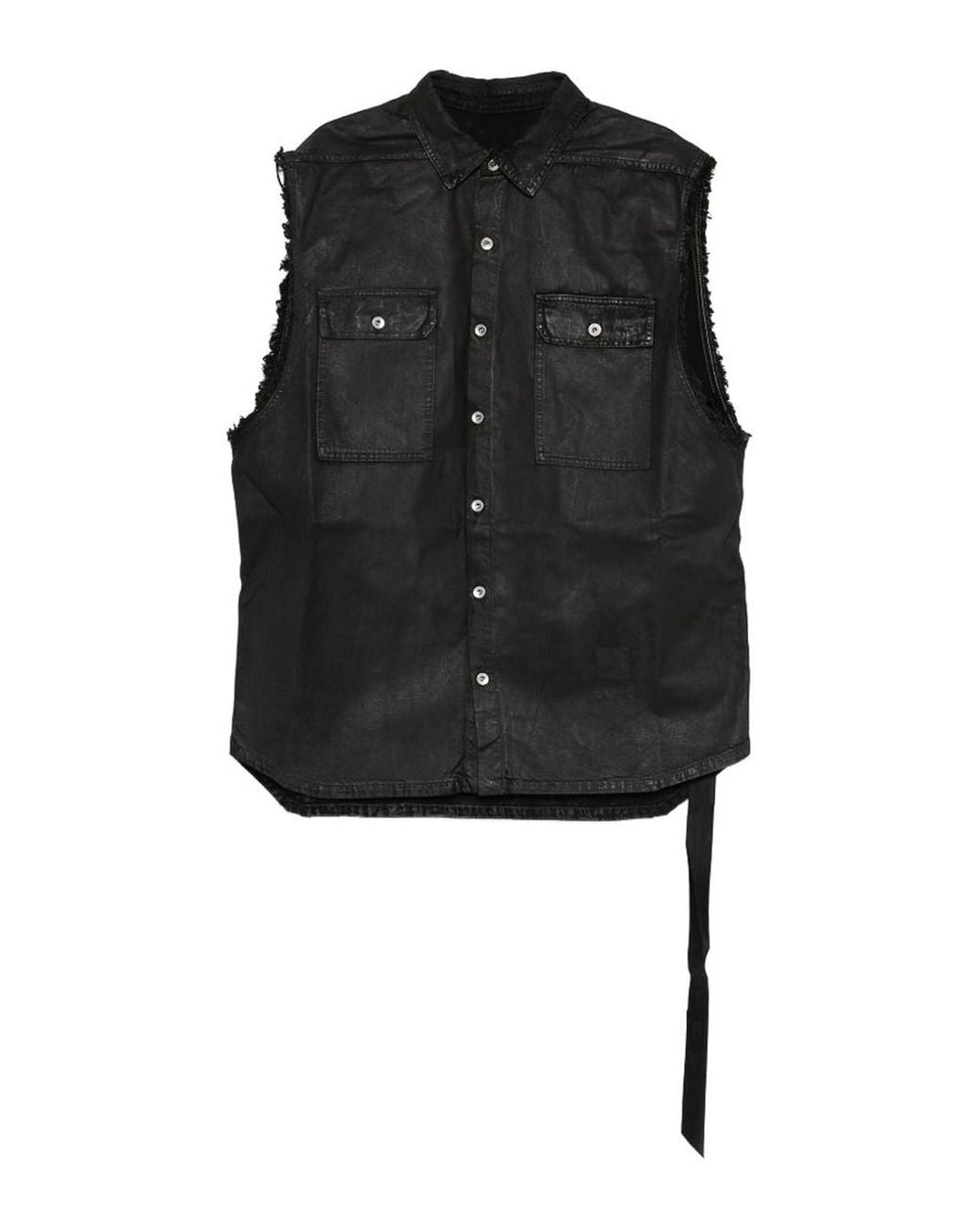 Rick Owens Black Vests for men