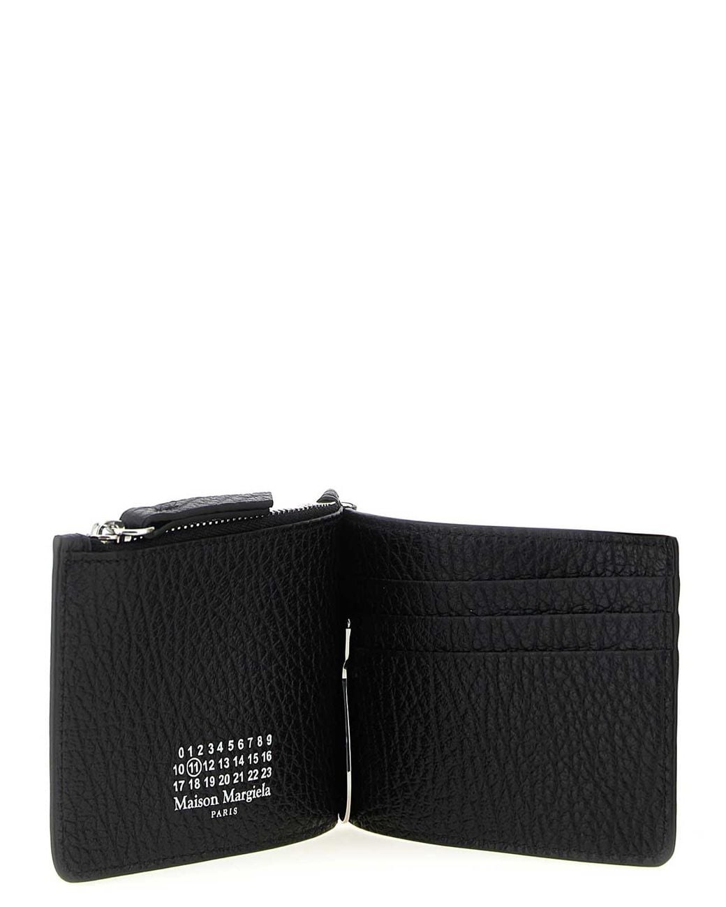 Maison Margiela Black Four Stitches' Wallet for men