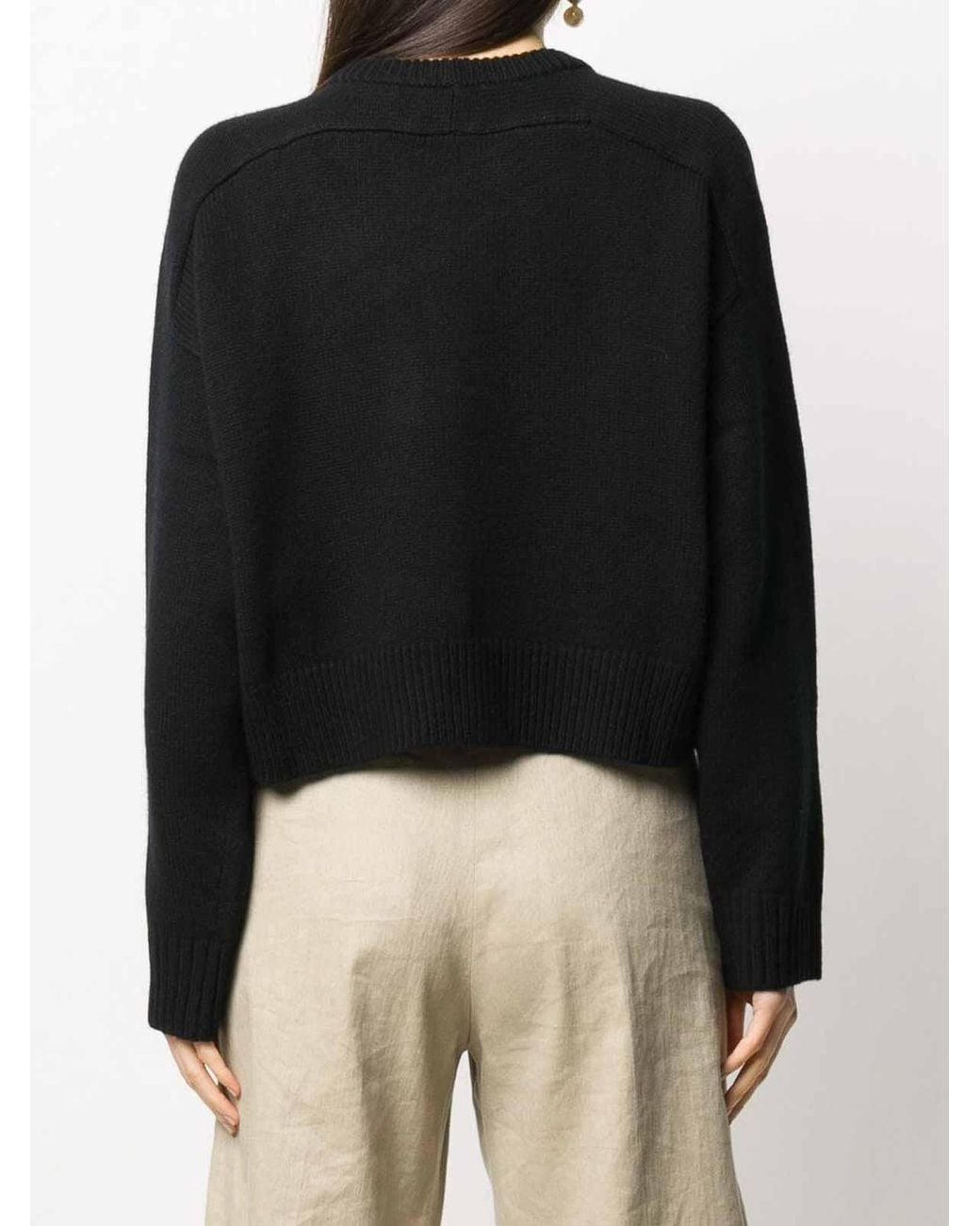 Loulou de Saison Black Round Neck