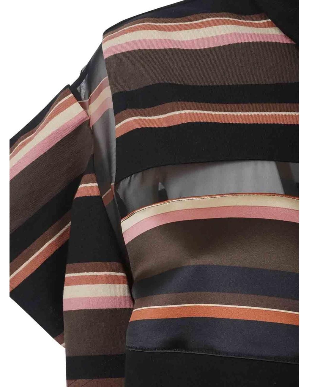 Polo Sacai de color Black