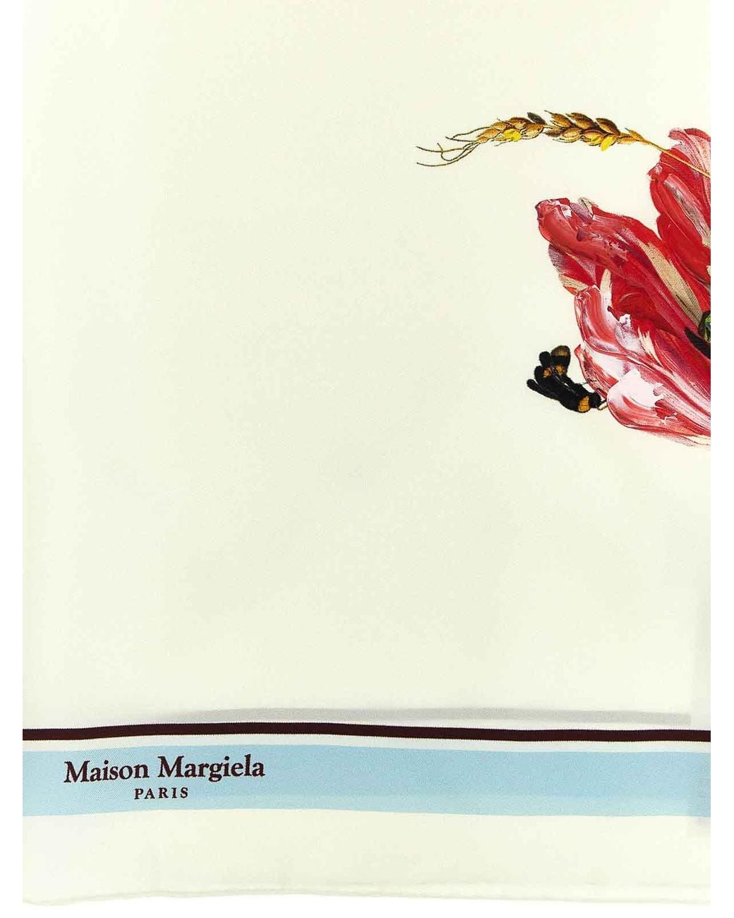 Maison Margiela White Four Stitches' Scarf