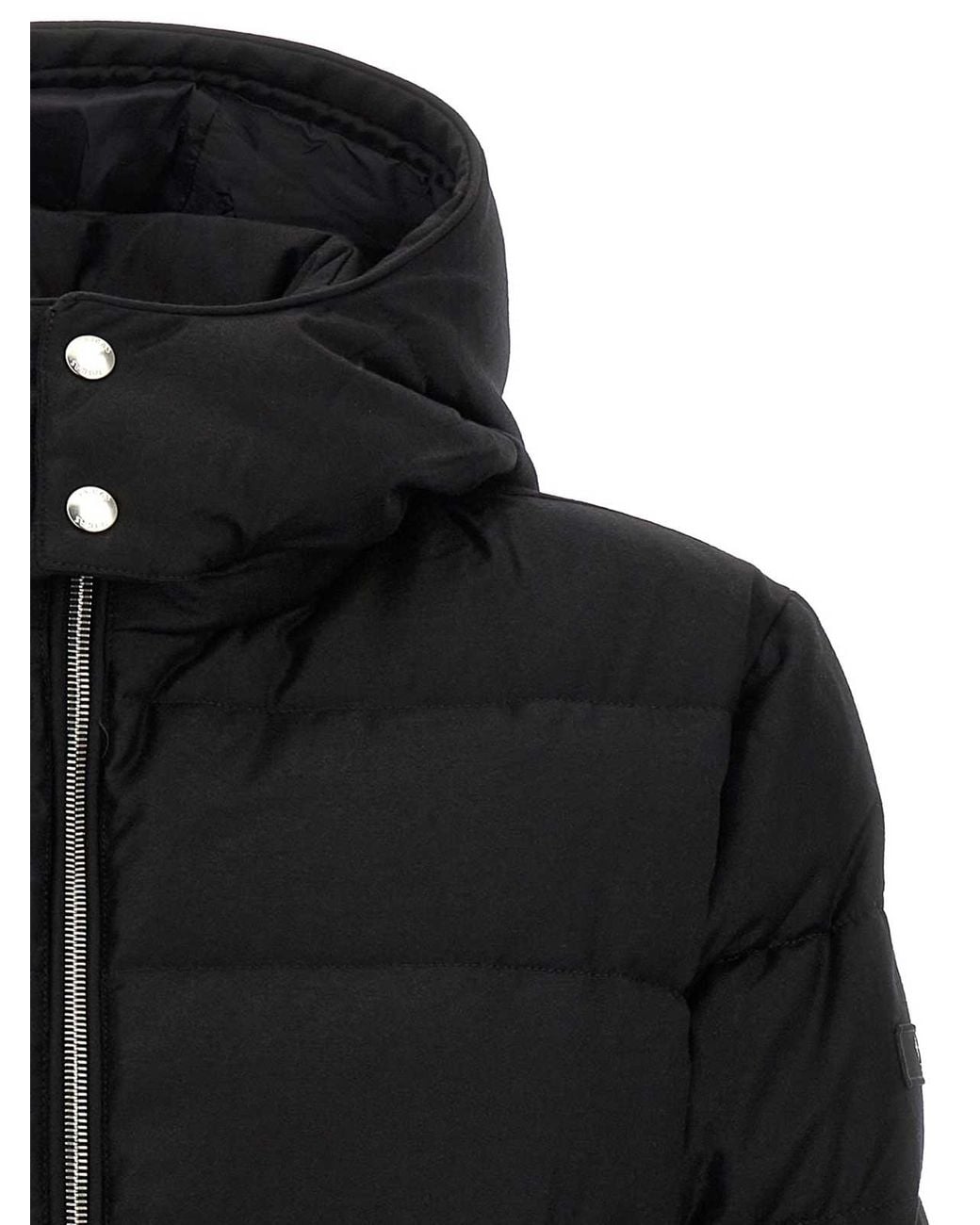 Tatras Black Domiziano Silk Puffer Jacket for men