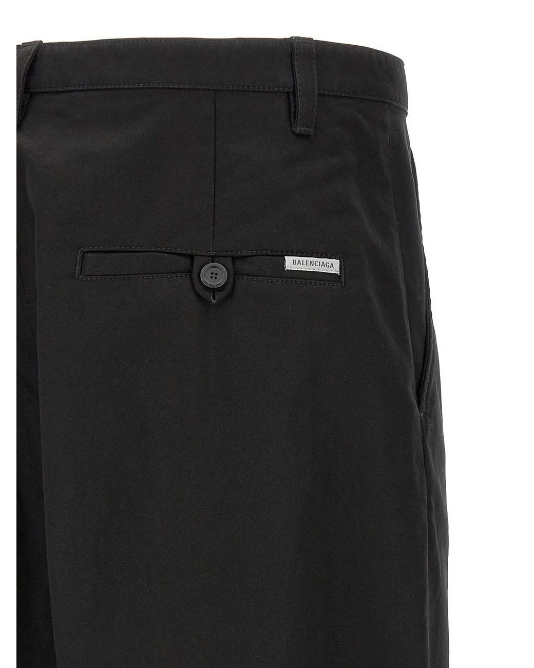 Balenciaga Black Chino Pants for men