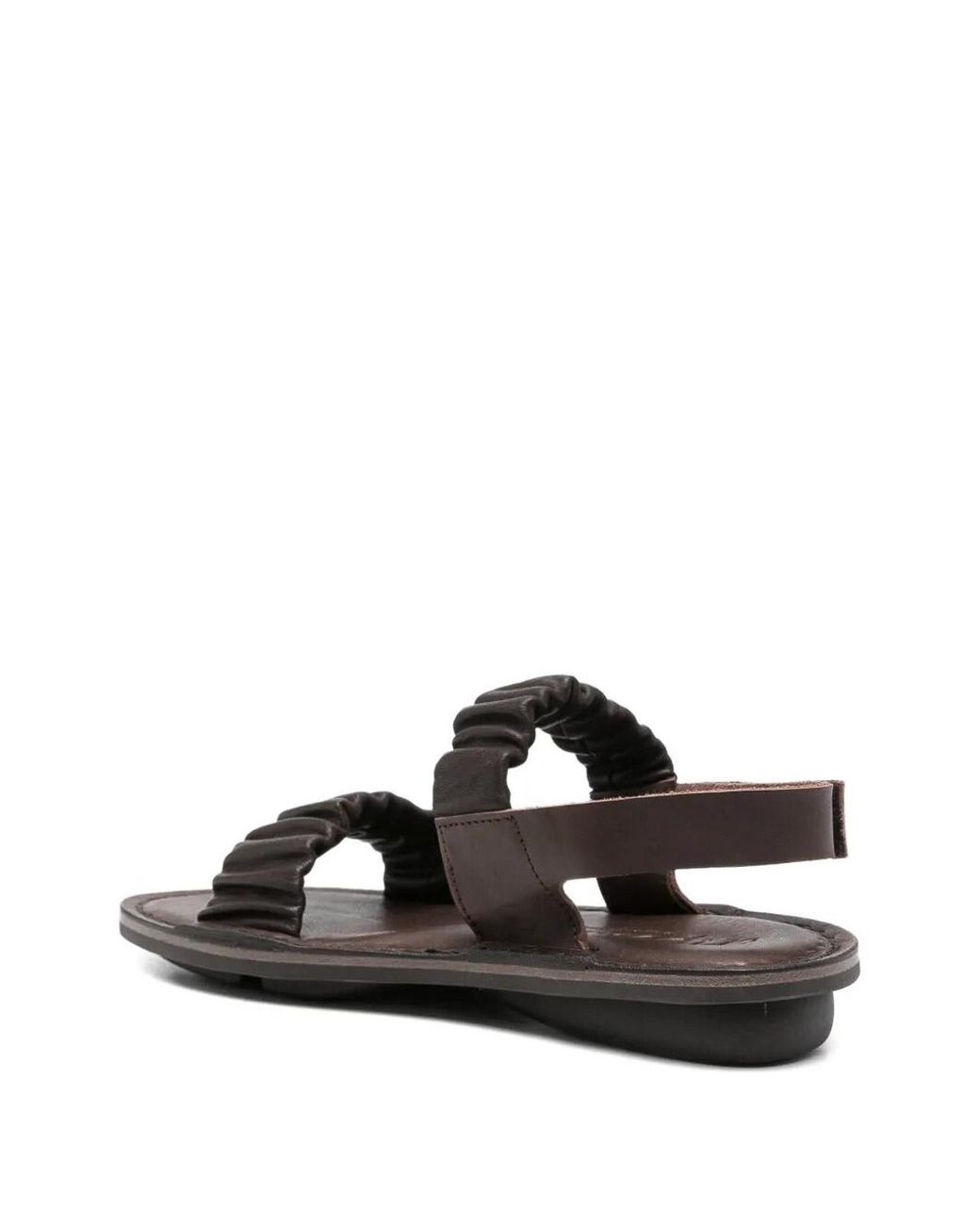 Trippen Black Pacific Flat Sandals