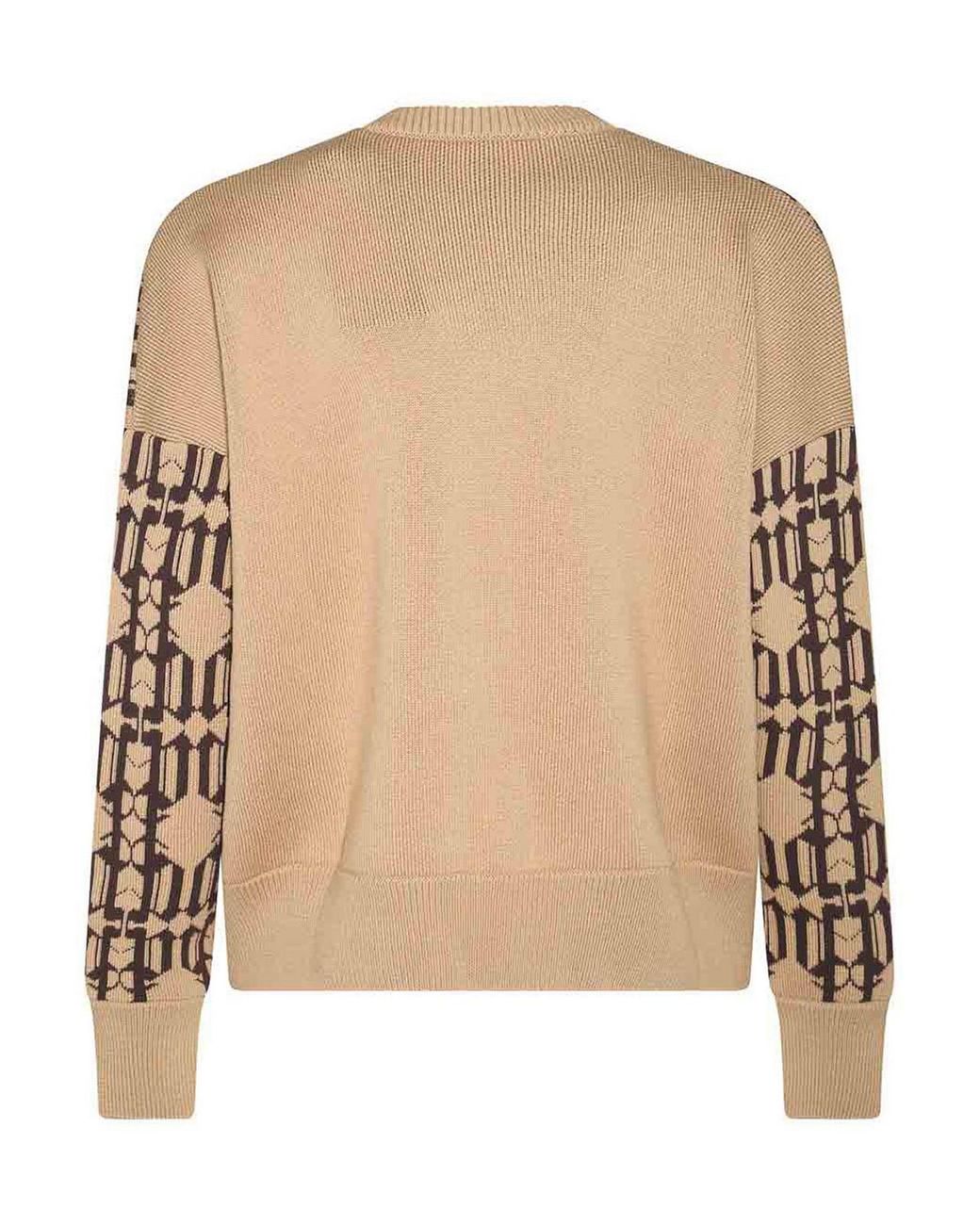 Palm Angels Black And Wool Blend Jumper for men