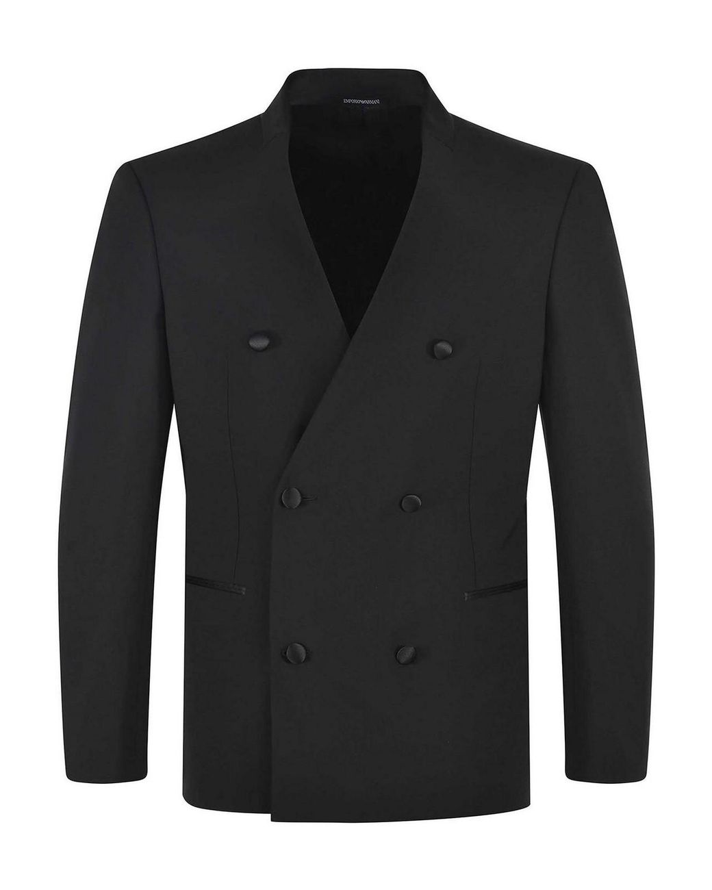 Emporio Armani Black Jacket Wool for men