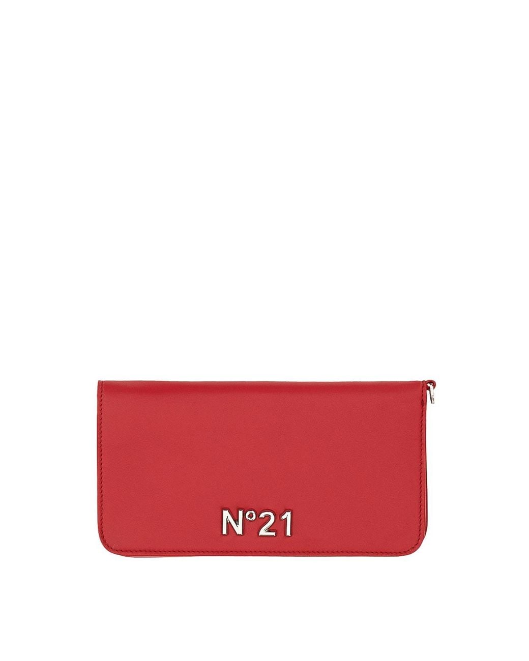 N°21 Red Wallet With Logo