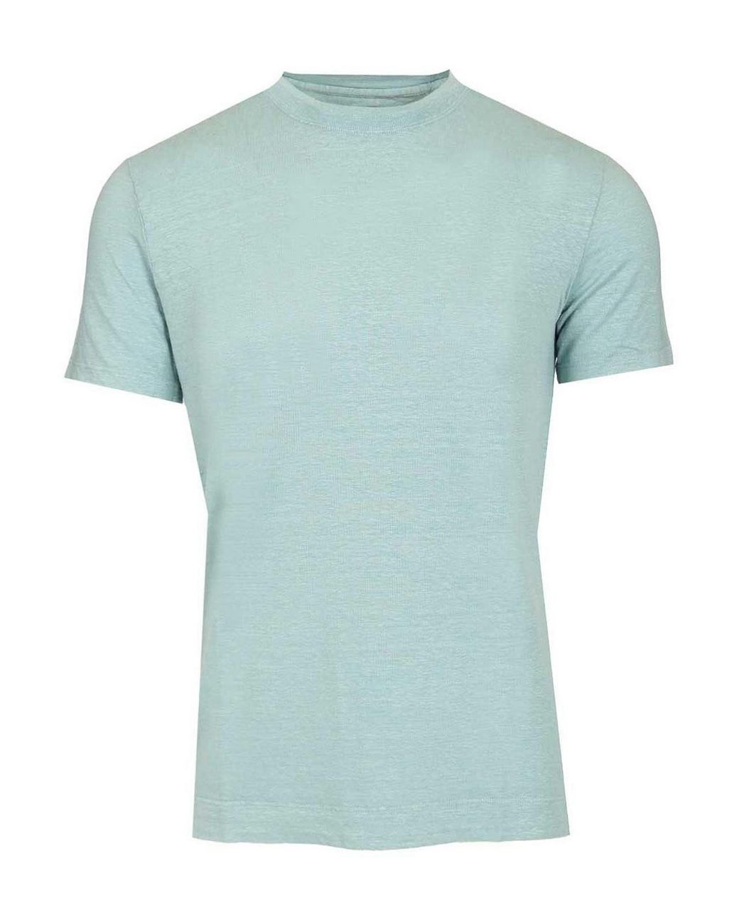 Fedeli Green Crew Neck T-Shirt for men