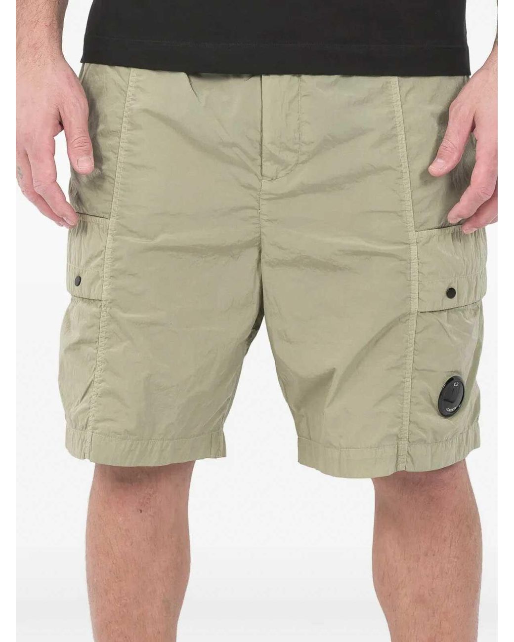 C P Company Green Bermuda Cargo for men