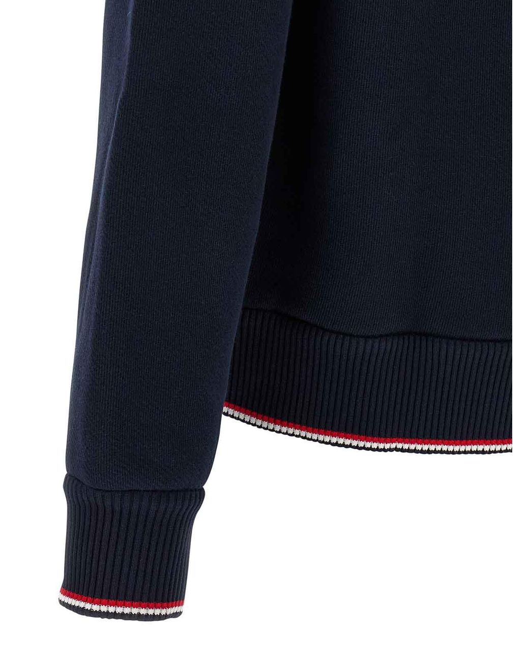 Thom Browne Blue Rwb Piping Sweatshirt for men