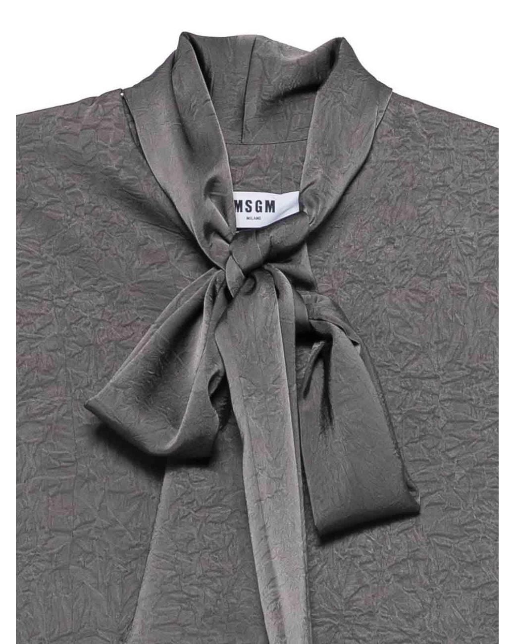 Camisa MSGM de color Gray