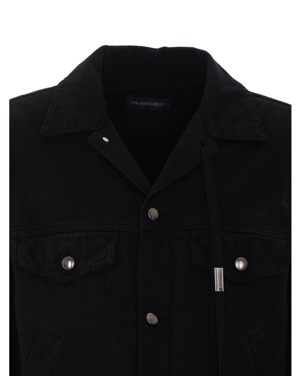 Ann Demeulemeester Black Standard Raf Denim Jacket for men