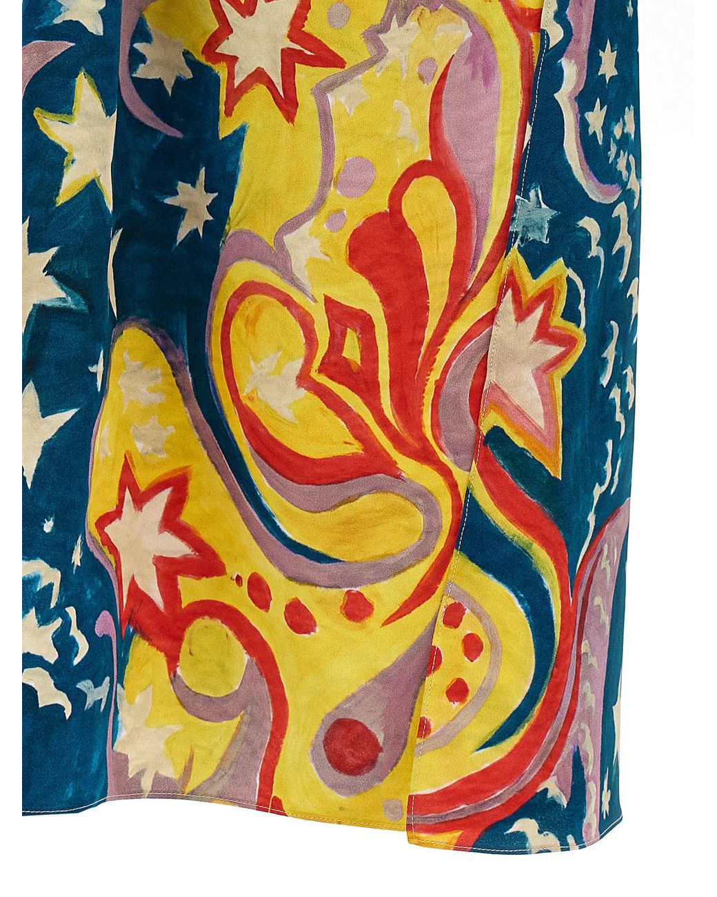 Marni Blue 'No Vacancy Inn' Capsule High Summer Long Dress