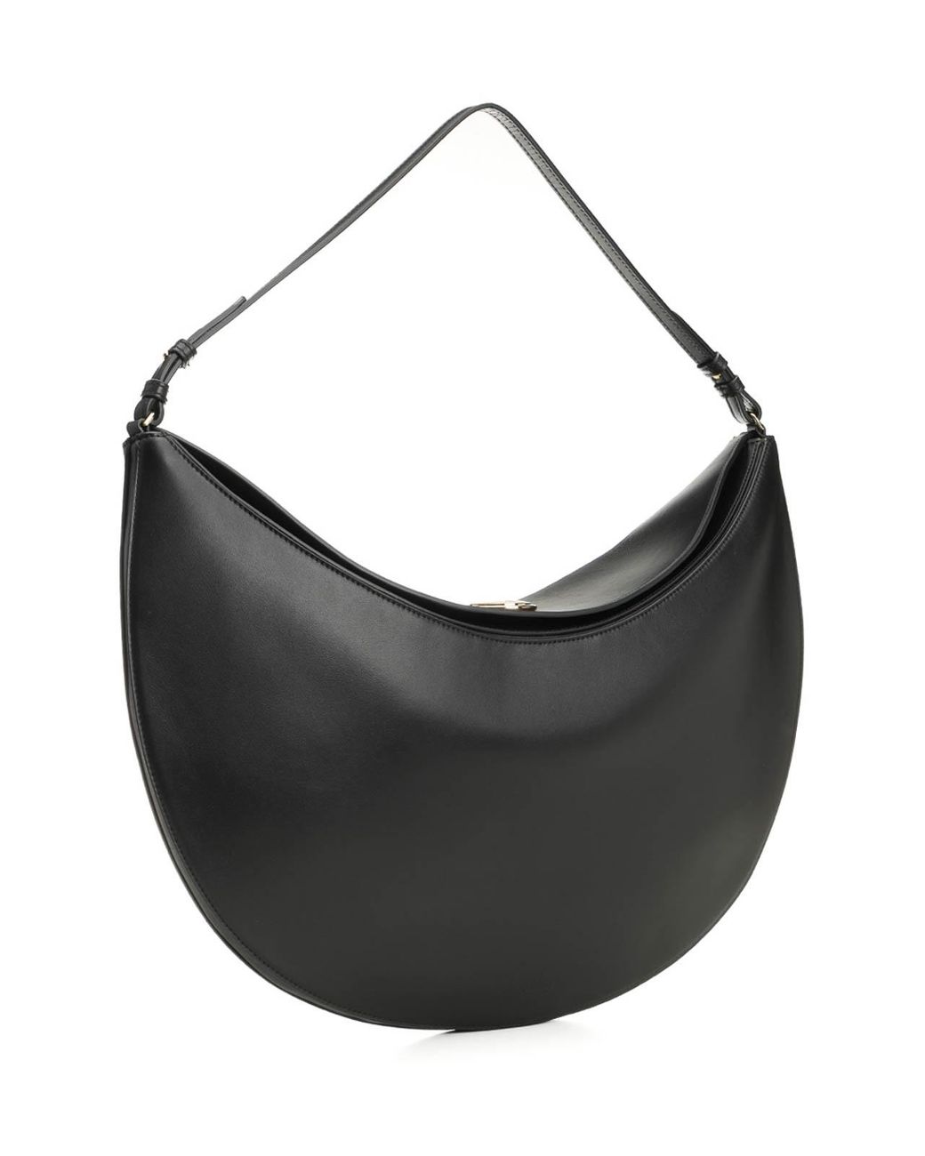 Jacquemus Black Large "Ovalo" Hobo Bag