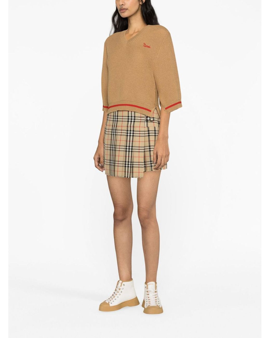 Marni Natural Logo-Embroidered Jumper
