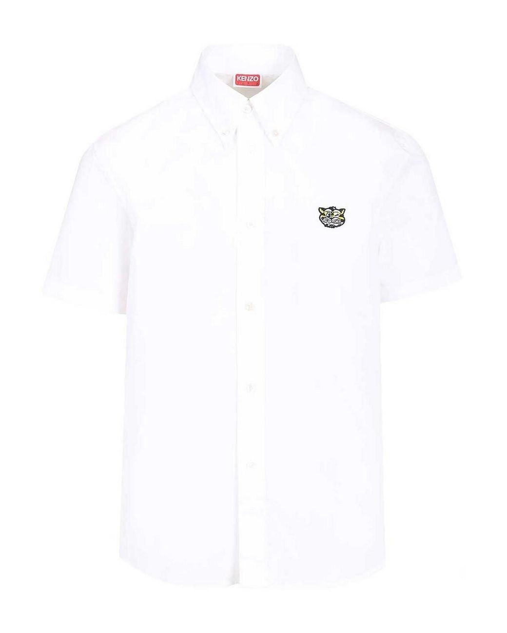 KENZO White Wild Tiger Shirt for men