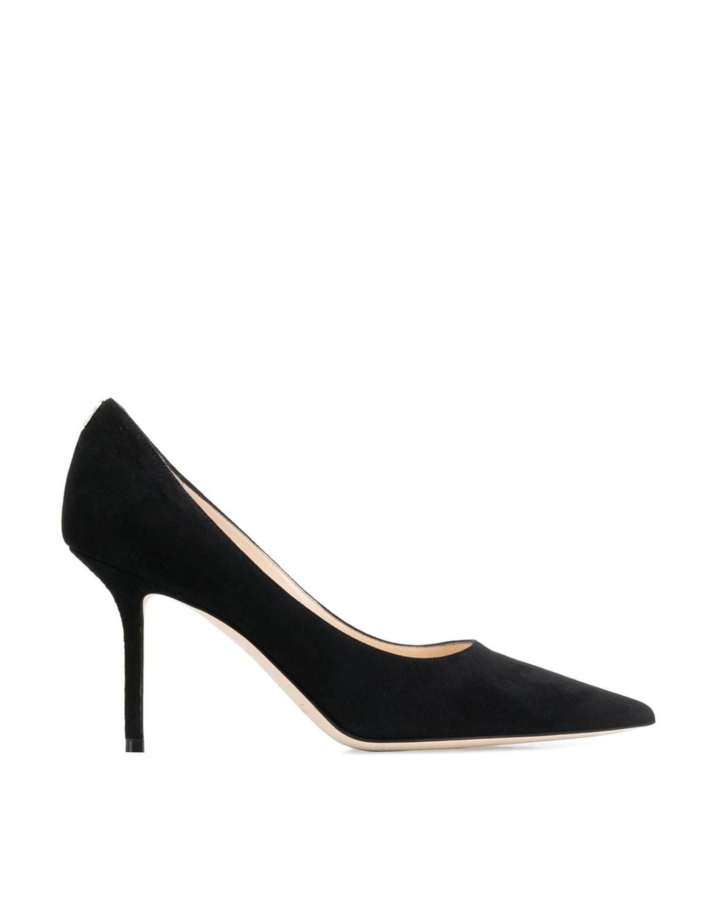 Jimmy Choo Black Love 85 Suede Pumps