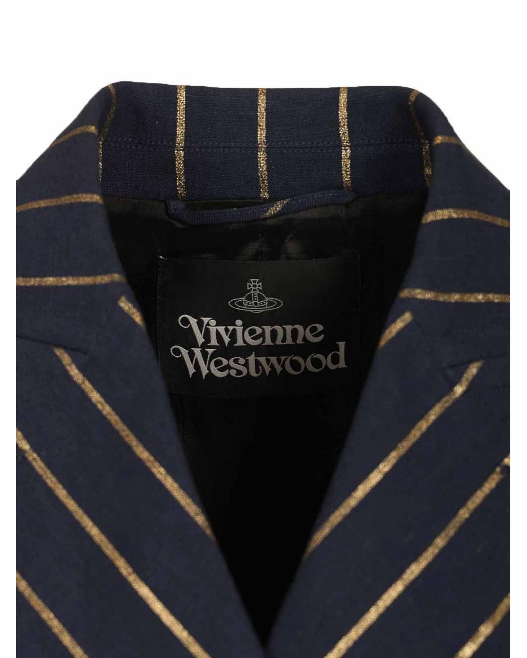 Vivienne Westwood Blue Cut Off Blazer